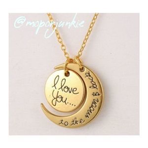 I Love You To The Moon And Back Necklace
